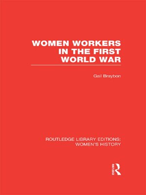 cover image of Women Workers in the First World War